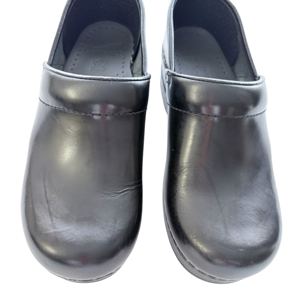 Dansko Professional Nursing Medical Black Leather Slip-On Work Shoe Loafers SZ 6